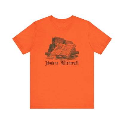 Halloween Vintage Witches Spell Books TShirt, Spooky Season Tee, Trick or Treating Shirt, Halloween Party T-Shirt, Modern Witchcraft T Shirt T-Shirt Printify Orange XS 