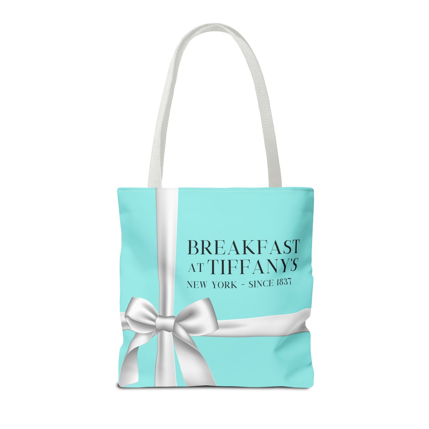 Personalized Breakfast At Tiffany's Tote Bag Retro Audrey Hepburn Theme Gift For Bridal Shower Party Favor Birthday Gift Bride Tote Bags Bags Printify   