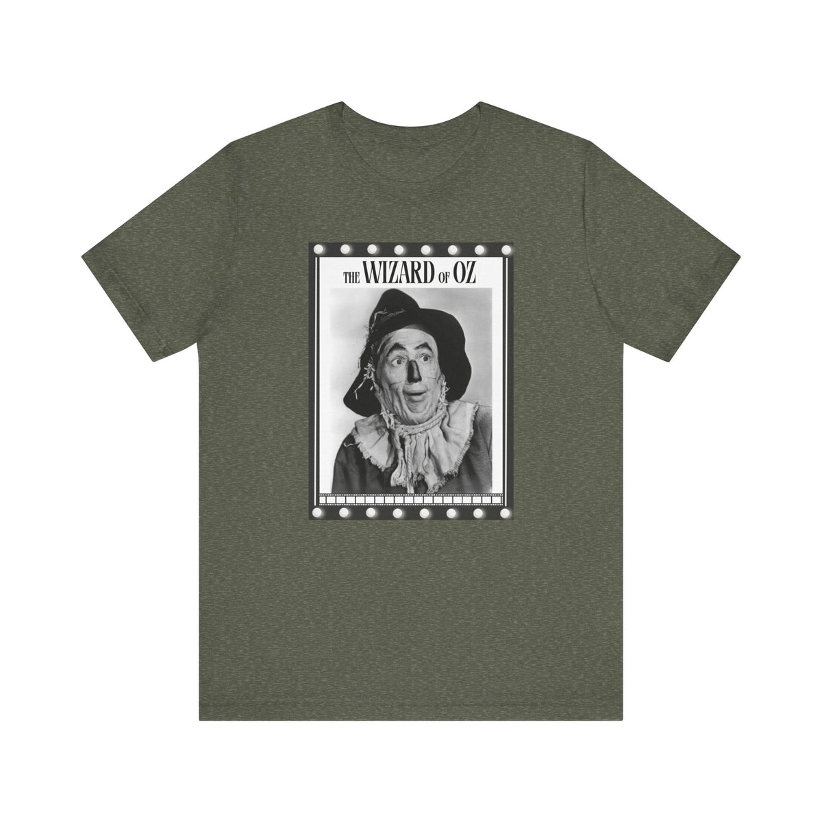 Wizard of Oz Scarecrow Portrait Tee | Vintage Movie Poster T-shirt