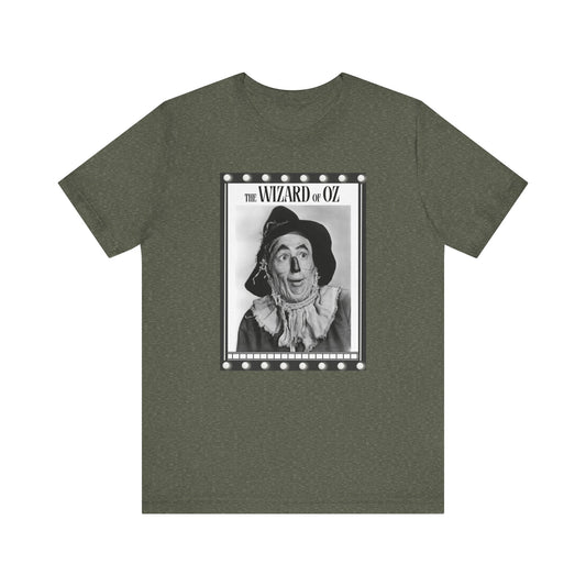 Wizard of Oz Scarecrow Portrait Tee | Vintage Movie Poster T-shirt