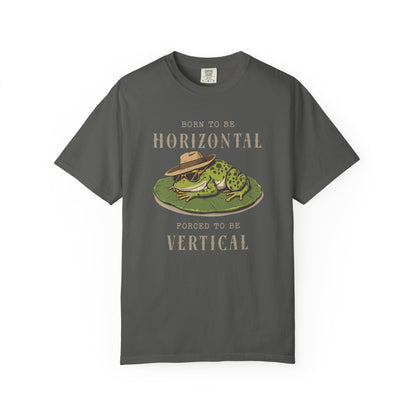 Funny Frog T-Shirt Retro Vibes Cute Froggy Meme Shirt Vintage Frog And Toad Aesthetic Frog Lover Gift For Her Birthday Viral Trendy Shirt T-Shirt Printify Pepper S