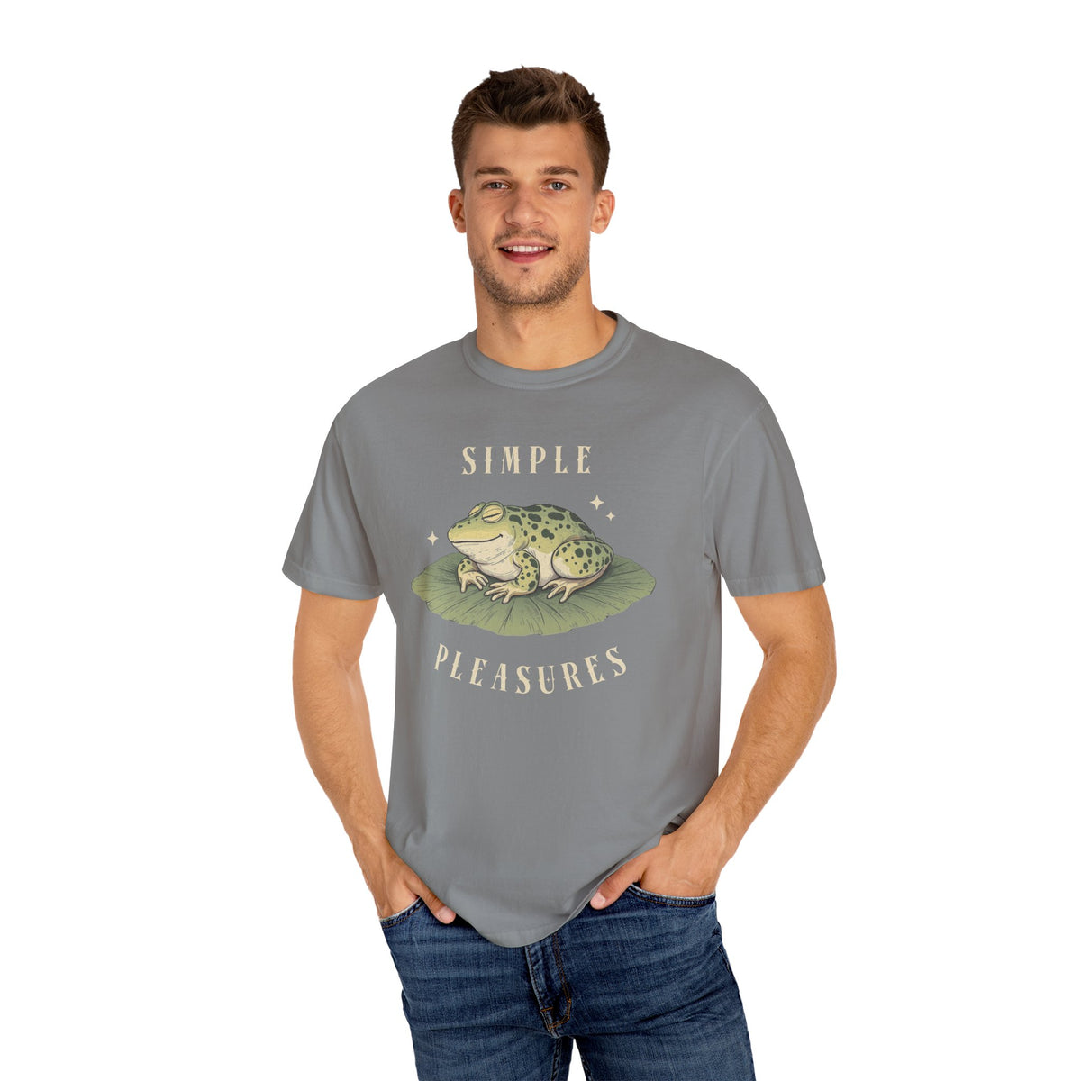 Funny Frog T-Shirt Retro Vibes Froggy Meme Shirt Vintage Frog And Toad Aesthetic Frog Lover Gift For Her Birthday Viral Trendy Shirt T-Shirt Printify