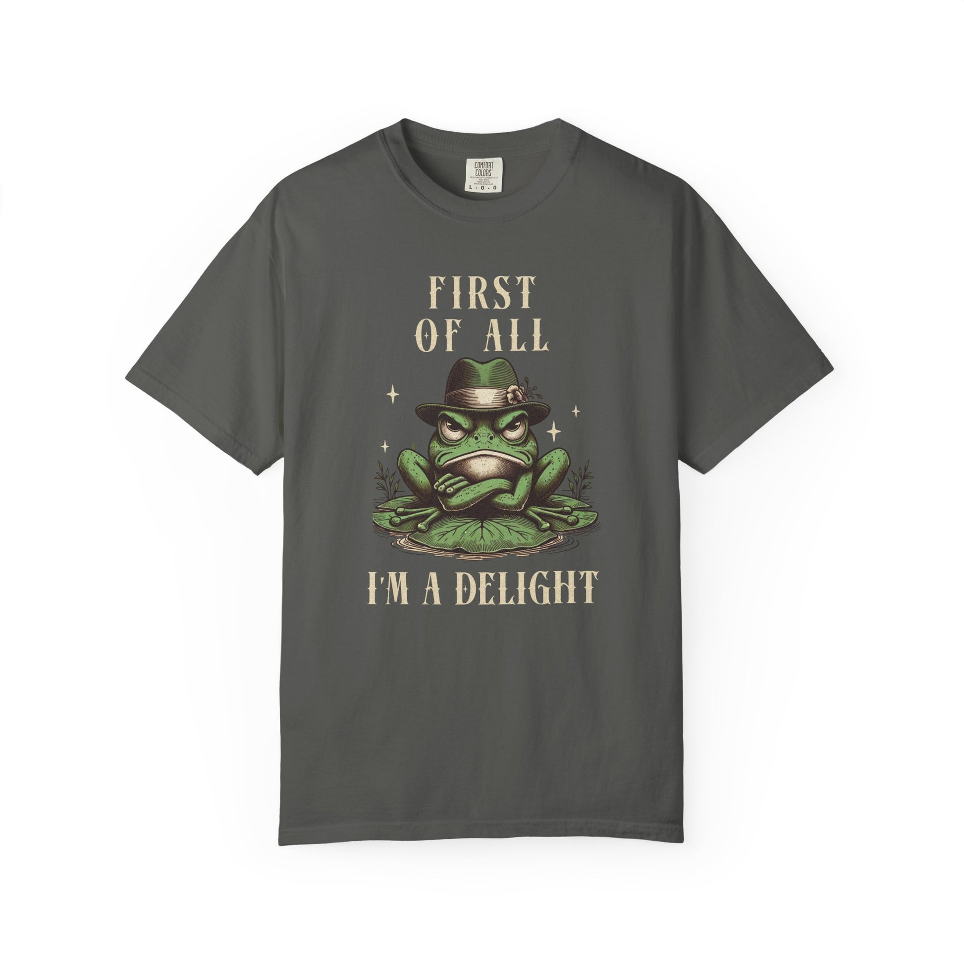 Funny Frog T-Shirt Retro Vibes Froggy Meme Shirt Vintage Frog And Toad Aesthetic Frog Lover Gift For Her Birthday Viral Trendy Shirt T-Shirt Printify Pepper S