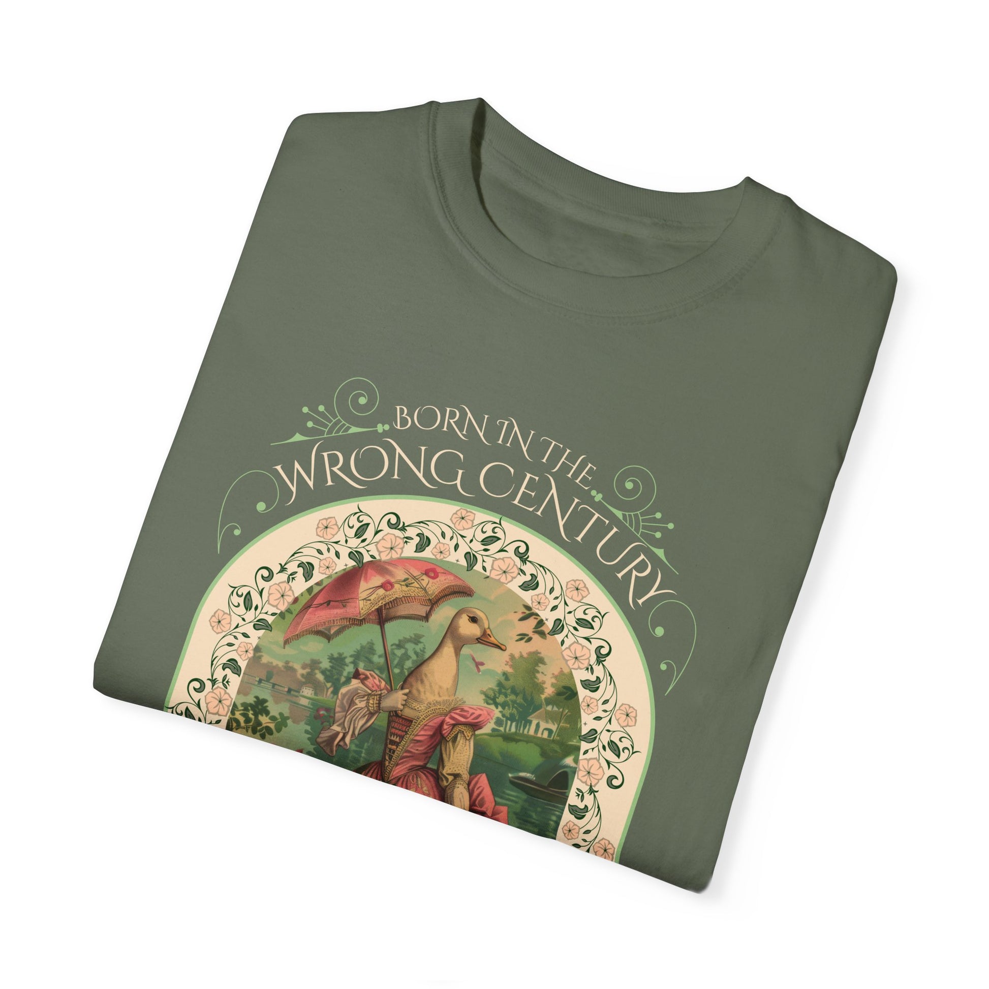Historical Romance Reader TShirt Gift For Regency Victorian Period Goose Lover Shirt Regency Romance Book Gift For Her Vintage Goose Design T-Shirt Printify   