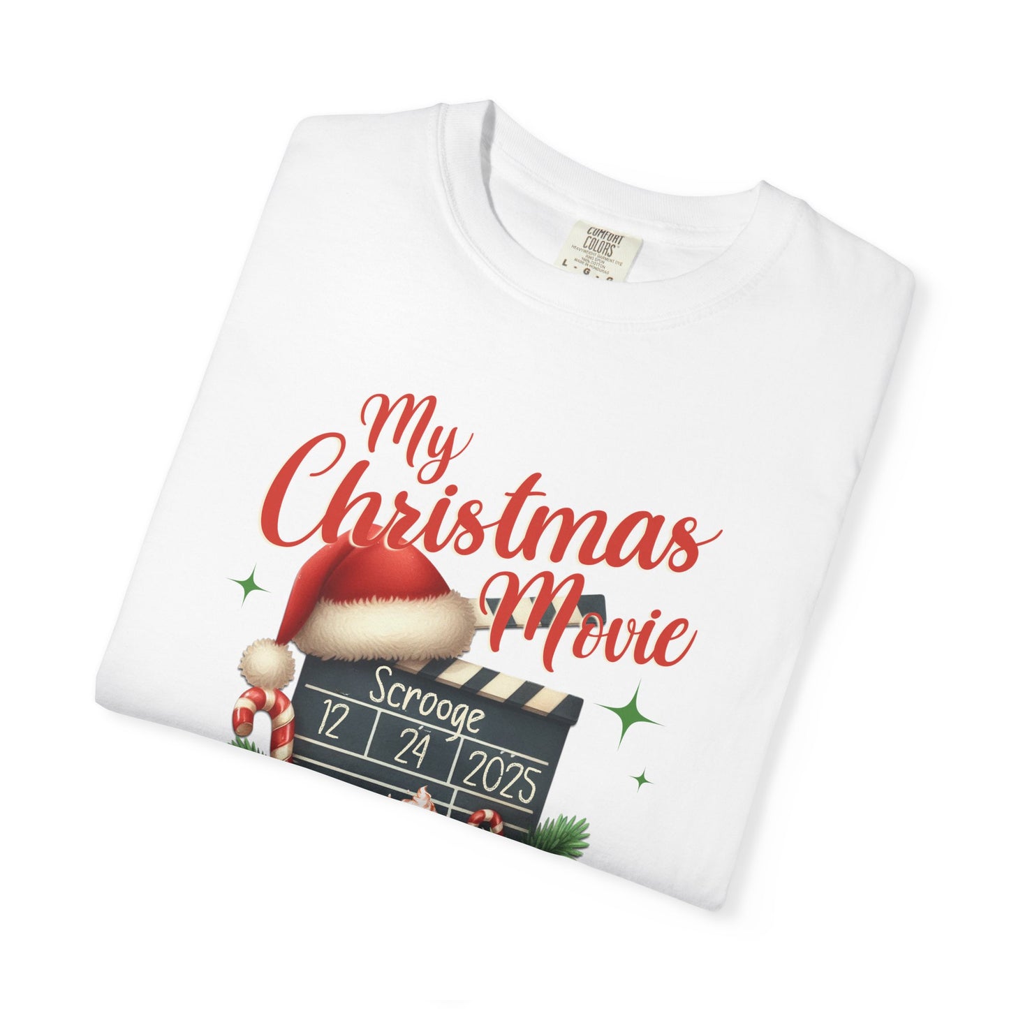 Custom Christmas Movie Watching Shirt, Holiday Movie Sweatshirt, Funny Gift For Her, Festive Shirts, Family Group Shirts, Xmas Keepsake Gift T-Shirt Printify