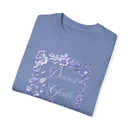 Dearest Gentle Reader Shirt Regency England Ton Society Papers Gift For Bridgeton Fan Historical Drama Romance Reader Gift Bookclub Gift T-Shirt Printify   