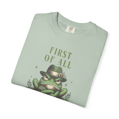 Funny Grumpy Frog T-Shirt Retro Froggy Meme Shirt Vintage Frog And Toad Aesthetic Frog Lover Gift For Her Vibes Birthday Viral Trendy Shirt T-Shirt Printify