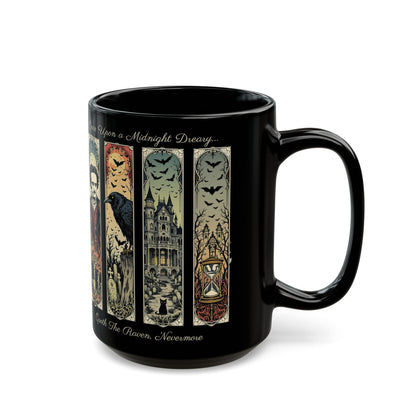 Edgar Allan Poe Mug Gothic Literary Gift For Book Lover Dark Academia Macabre Fall Coffee Cup Halloween Poetember Party Gift For Bookclub Mug Printify