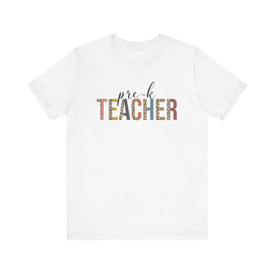 Cute Teacher TShirt Gift, Education Tee, Elementary School Teacher Appreciation, Funny Back To School Shirt, Teacher T-Shirt, Teacher Tee T-Shirt Printify White XS 