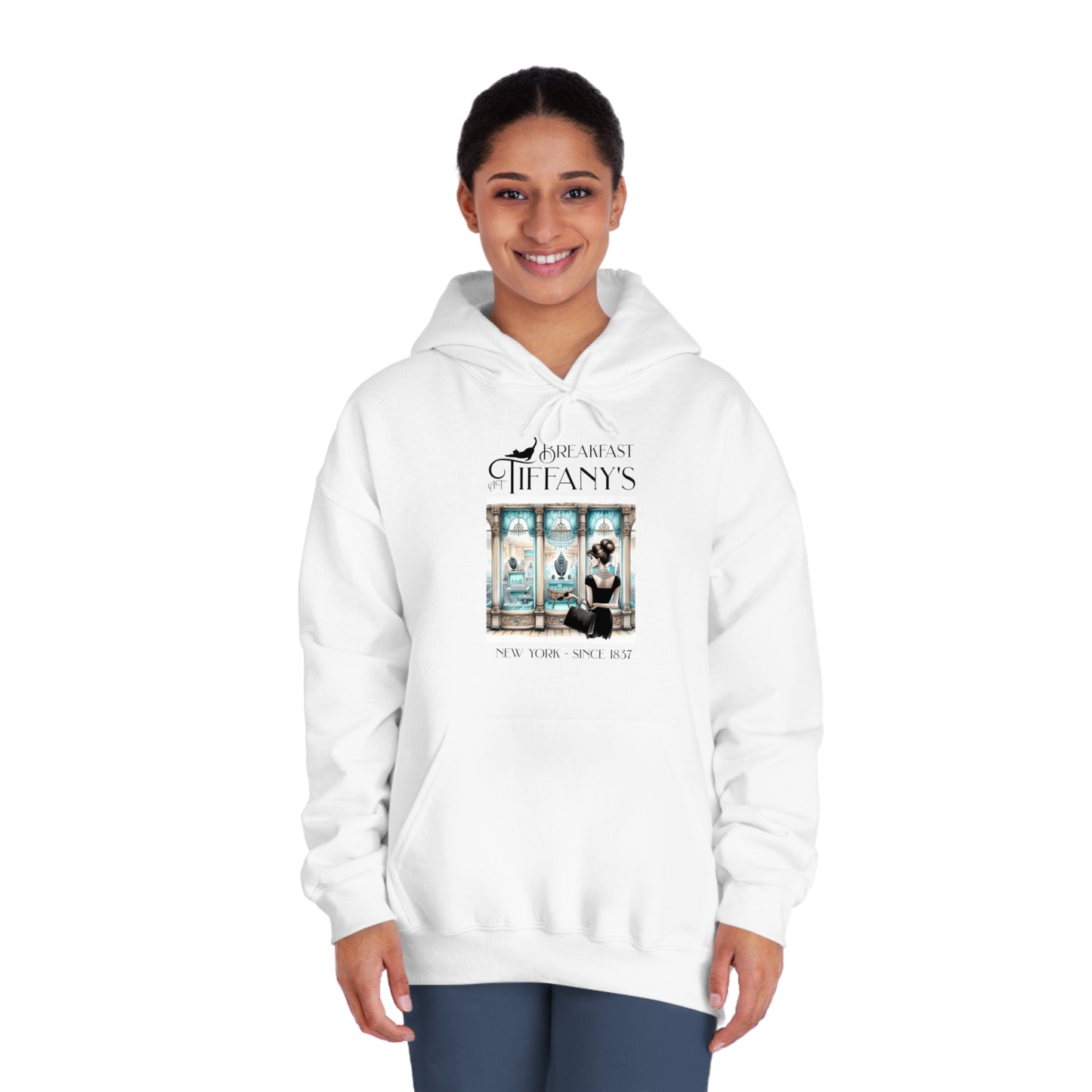 Breakfast at Tiffany's Sweatshirt, Cozy Unisex Hoodie, Vintage Movie Style, Casual Fashion, Perfect Gift for Fans, Classic Film Apparel, Hoodie Printify   