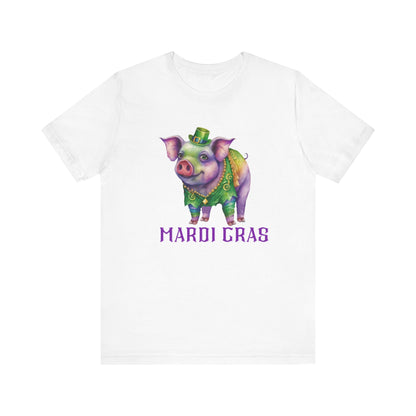 Mardi Gras Party Tshirt Carnival Gift New Orleans Festival Nola Shirt Mardi Gras Squad Mardi Gras Parade Shirt Fat Tuesday Tee Girls T-Shirt Printify White S 