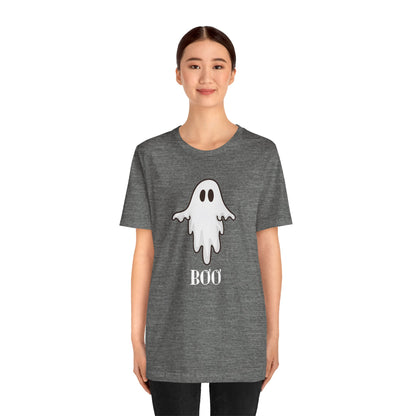 Halloween Ghost  TShirt,  Cute Ghost Shirt, Spooky Season Tee, Halloween Party T-Shirt, Autumn Style T Shirt, Trick or Treating Style, T-Shirt Printify   