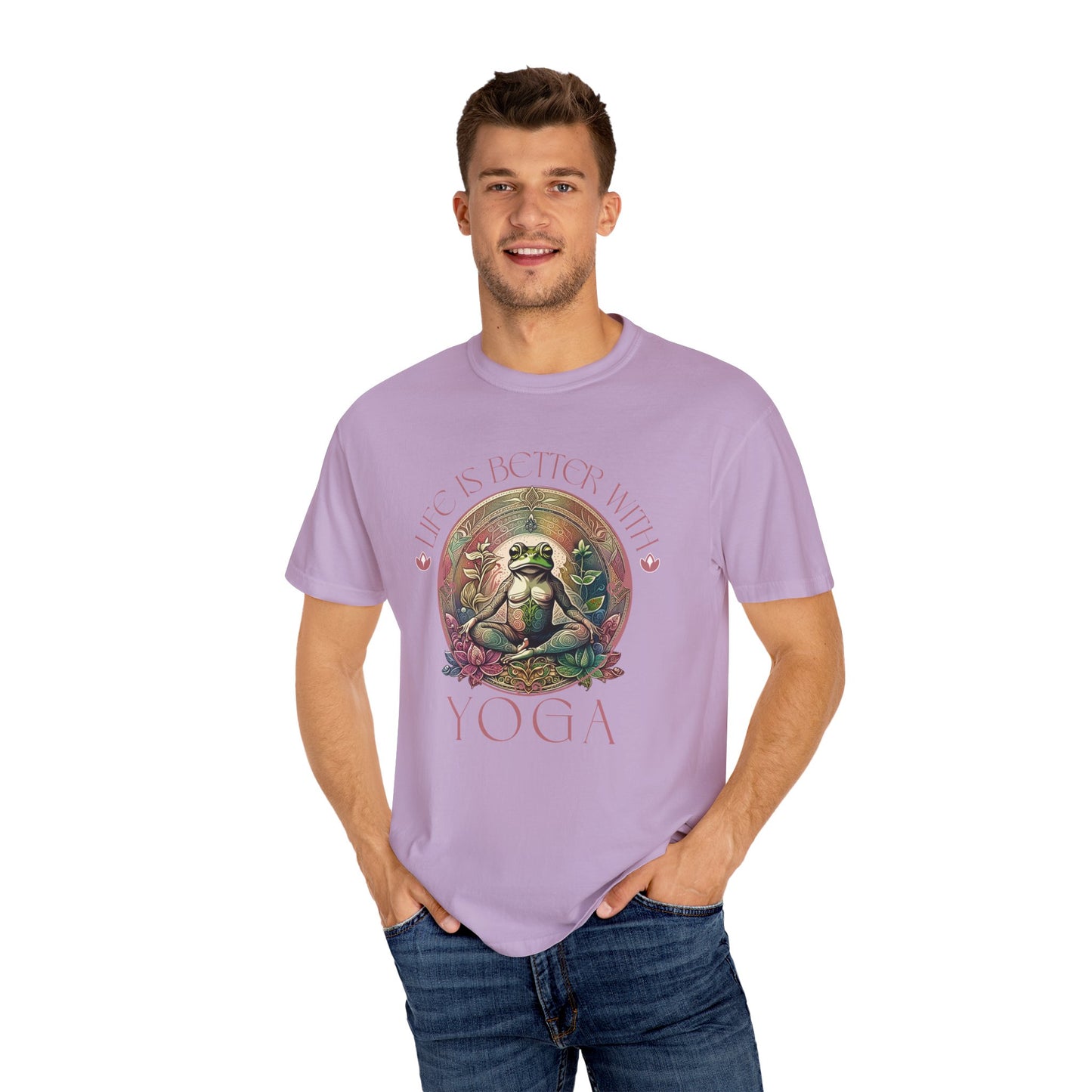 Yoga Frog Life Is Better With Yoga Unisex T-Shirt, Casual Wear, Highlander Fan Gift,