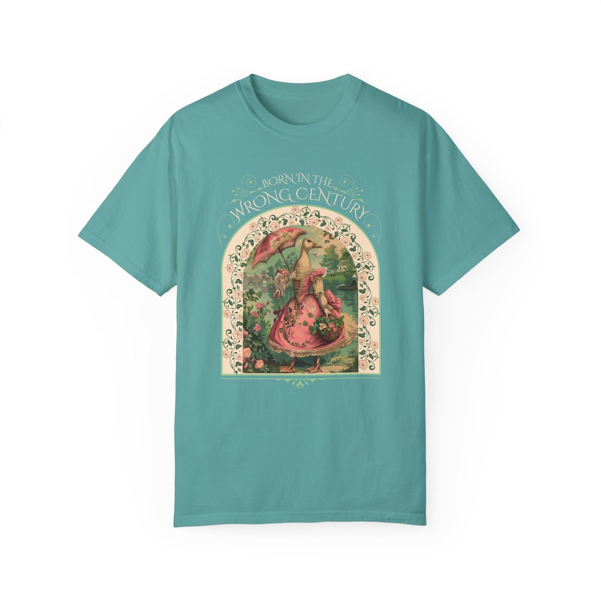 Historical Romance Reader TShirt Gift For Regency Victorian Period Goose Lover Shirt Regency Romance Book Gift For Her Vintage Goose Design T-Shirt Printify   