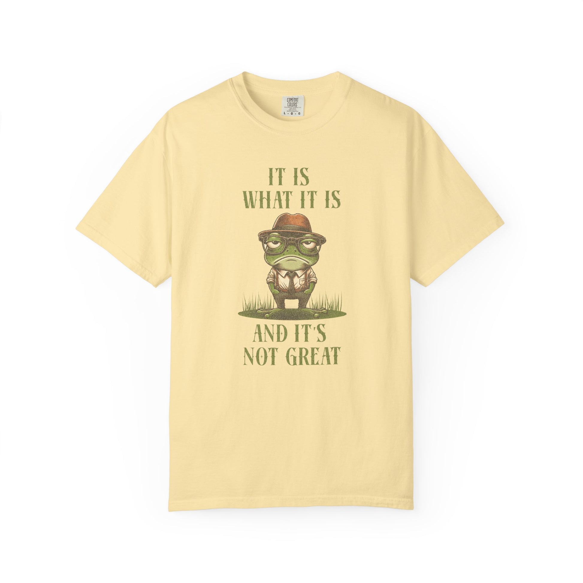 Funny Frog T-Shirt Retro Froggy Meme Shirt Vintage Frog And Toad Aesthetic Frog Lover Gift For Her Calm Vibes Birthday Viral Trendy Shirt T-Shirt Printify Banana S