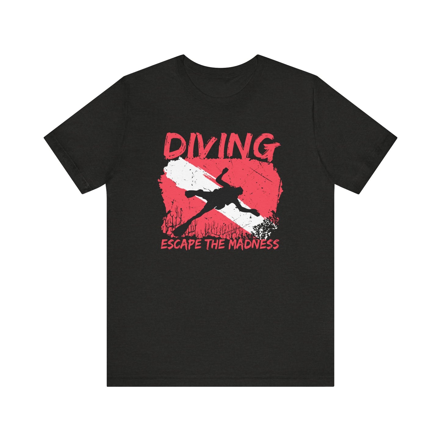 Scuba Diving Gift, Scuba Diving Shirt, Scuba Diver Gift, Diver TShirt, Gifts For Scuba Divers, Ocean Scuba Diving Shirt, Ocean Life Gear T-Shirt Printify Black Heather XS 