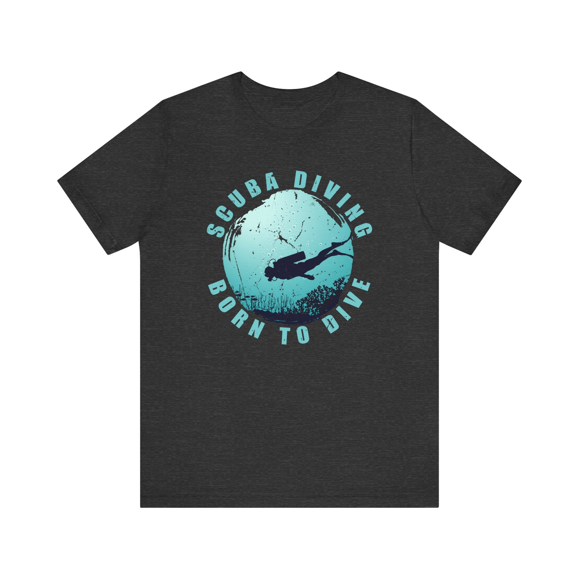 Scuba Diving Gift, Scuba Diving Shirt, Scuba Diver Gift, Diver TShirt, Gifts For Scuba Divers, Ocean Scuba Diving Shirt, Ocean Life Gear T-Shirt Printify Dark Grey Heather XS 