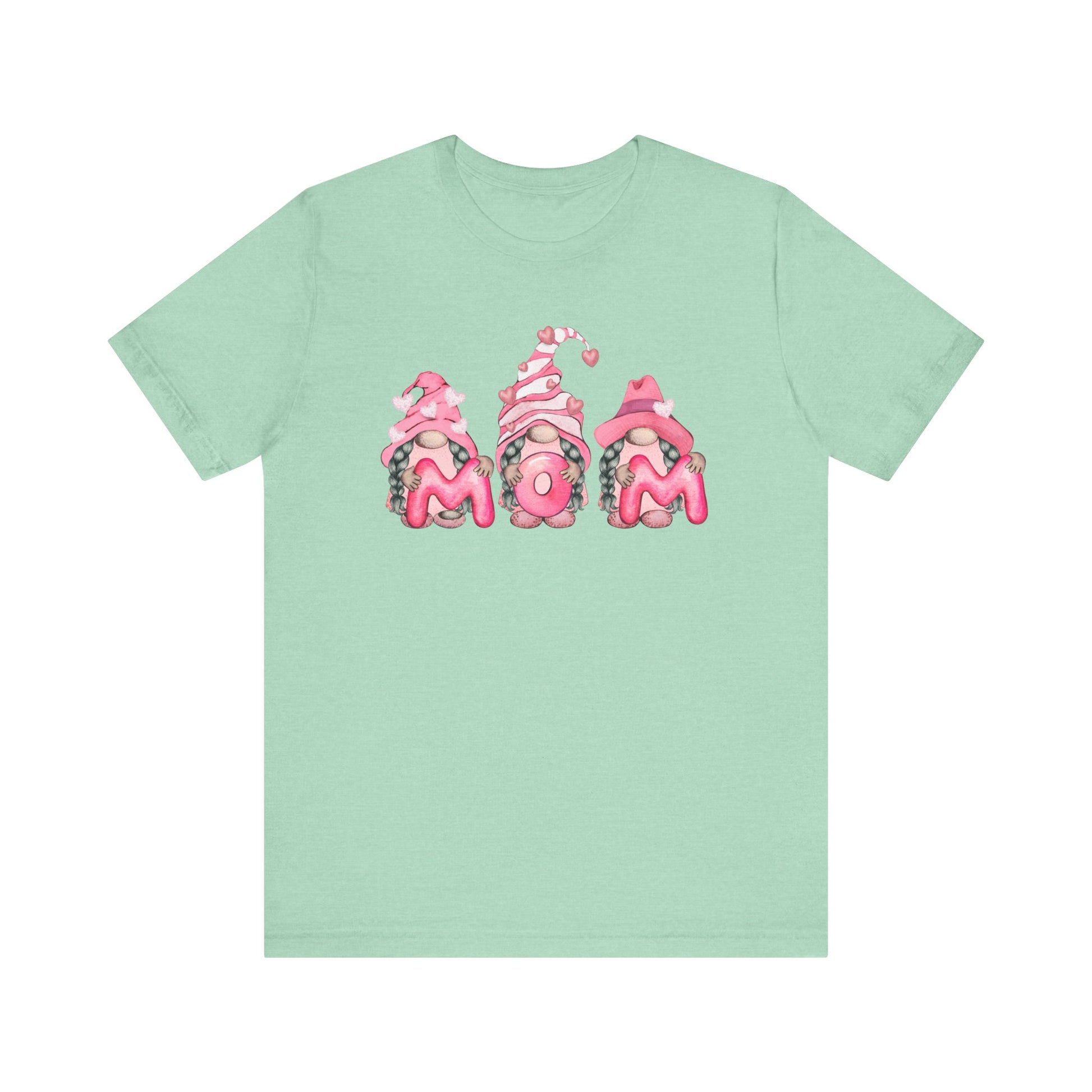 Mothers Day Gift, Pretty Gnomes Graphic Design, Best Gift for Mom, Cool Mom Shirt, Mom Life, Best Grandma Ever, Best Step Mom Gift, T-Shirt Printify Heather Mint XS 