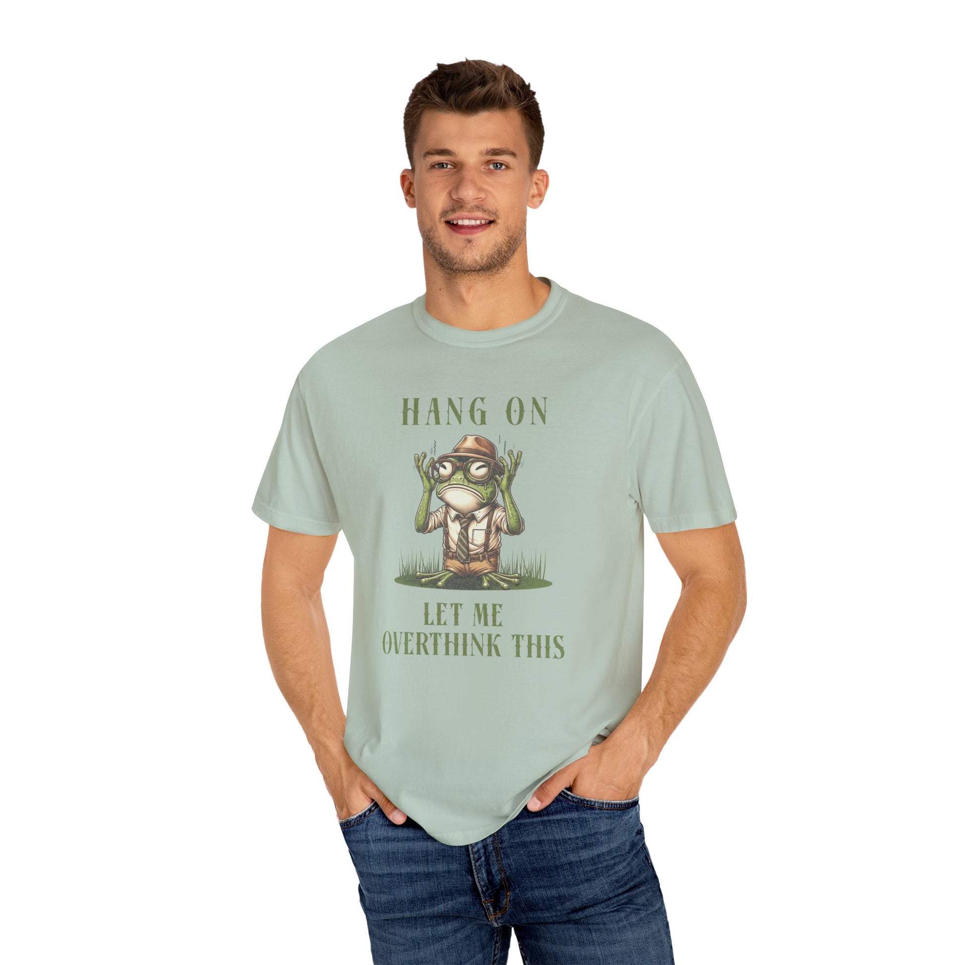 Funny Frog T-Shirt Retro Froggy Meme Shirt Vintage Frog And Toad Aesthetic Frog Lover Gift For Her Overthinking Birthday Viral Trendy Shirt T-Shirt Printify