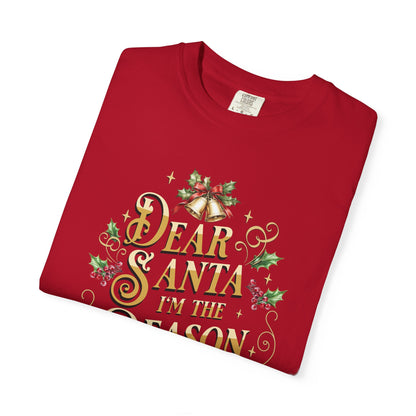 I'm The Reason Why Christmas T-Shirt, Funny Holiday Gift, Dear Santa I'm the Reason Why Tee, Unisex Casual Wear, Festive Apparel