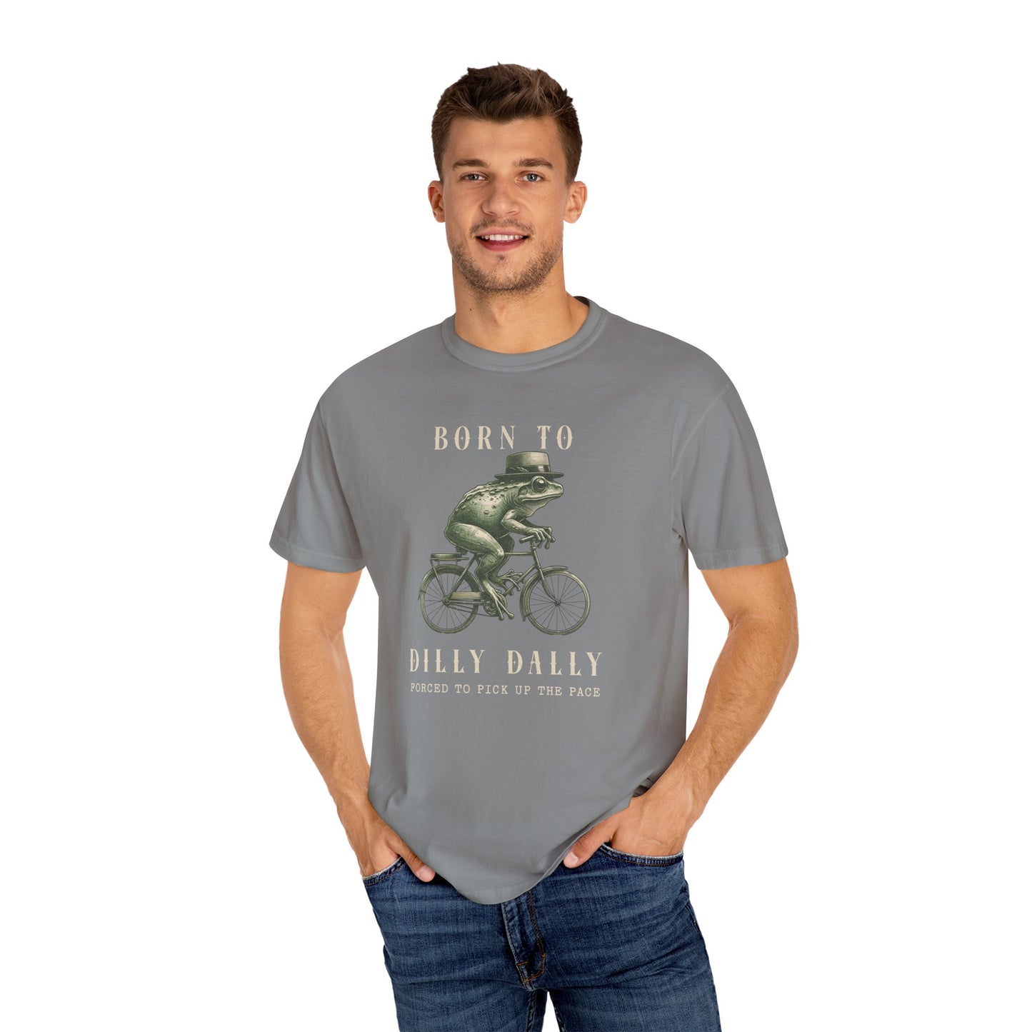 Dilly Dally Frog T-Shirt Retro Funny Froggy Meme Shirt Vintage Frog And Toad Aesthetic Frog Lover Gift For Her Birthday Viral Trendy Shirt