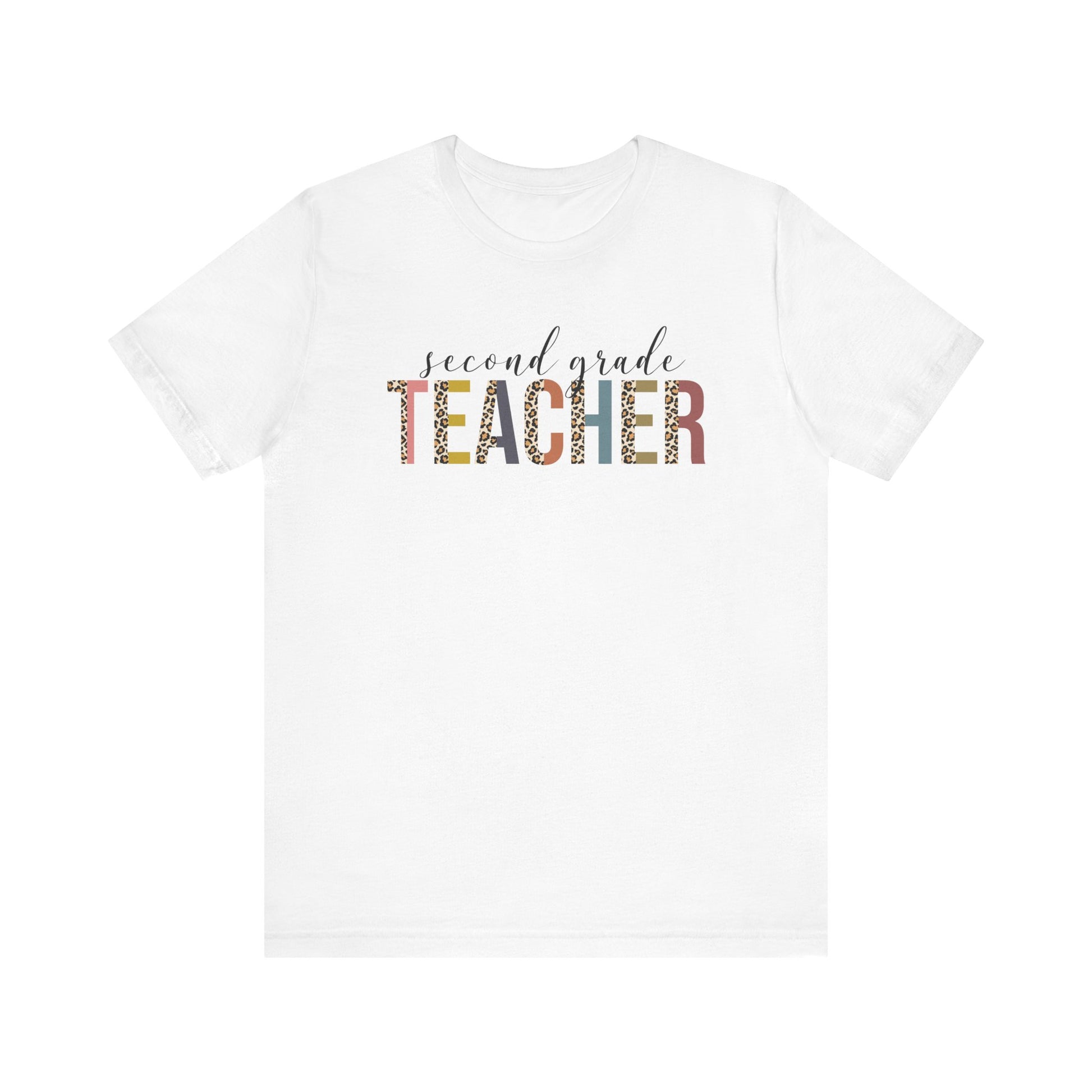 Cute Teacher TShirt Gift, Education Tee, Elementary School Teacher Appreciation, Funny Back To School Shirt, Teacher T-Shirt, Teacher Tee T-Shirt Printify White XS 