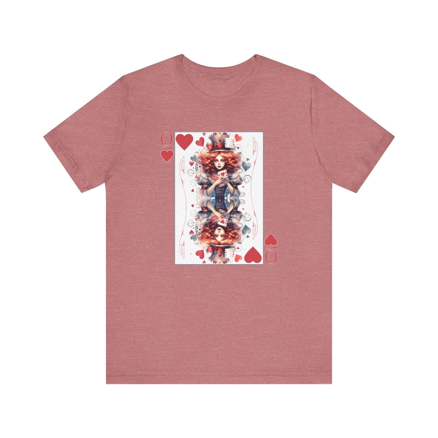 3001 Unisex Jersey Short Sleeve Tee Alice in Wonderland T-Shirt Printify Heather Mauve S 