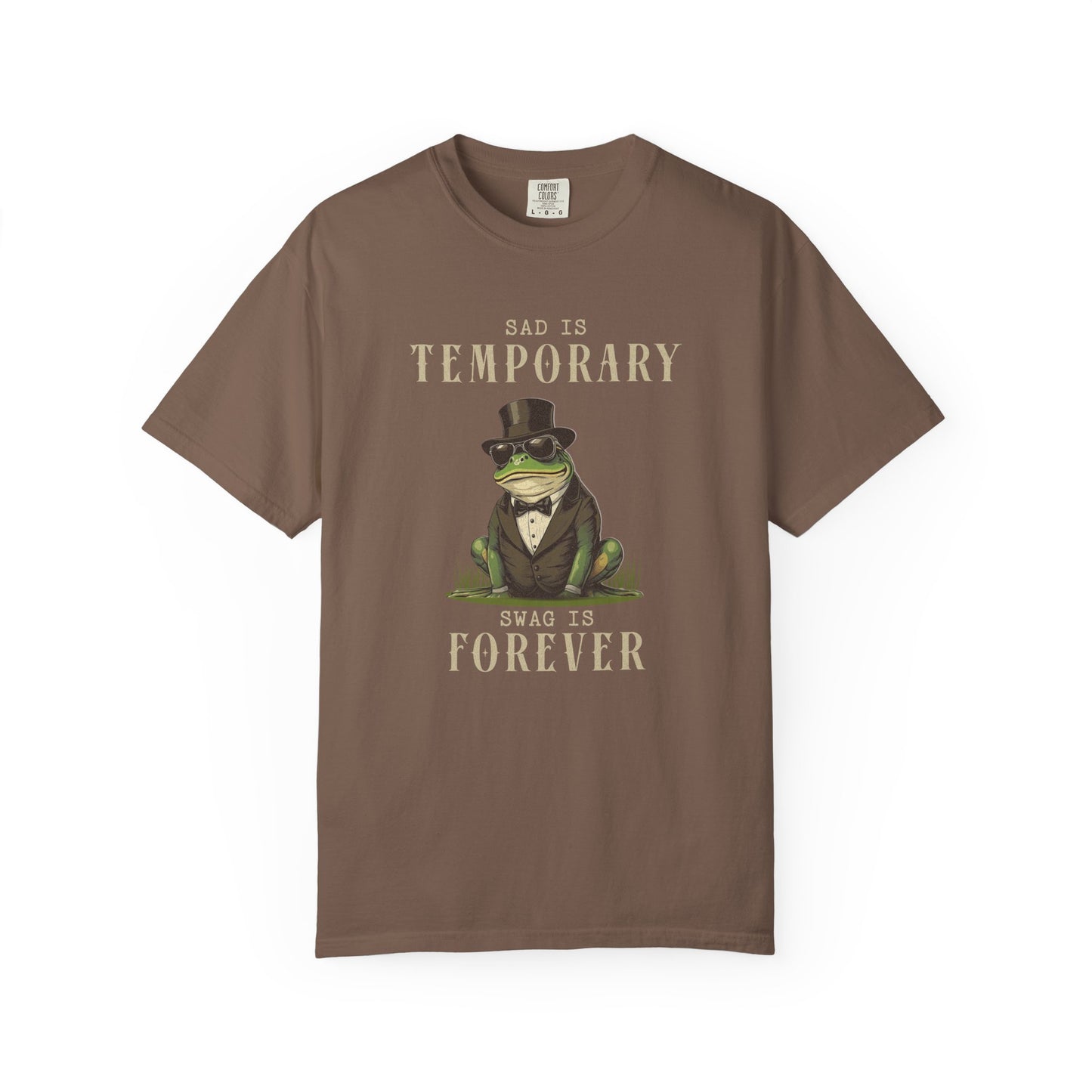Funny Frog T-Shirt Retro Self Care Froggy Meme Shirt Vintage Frog And Toad Aesthetic Frog Lover Gift For Her Birthday Viral Trendy Shirt T-Shirt Printify Espresso S