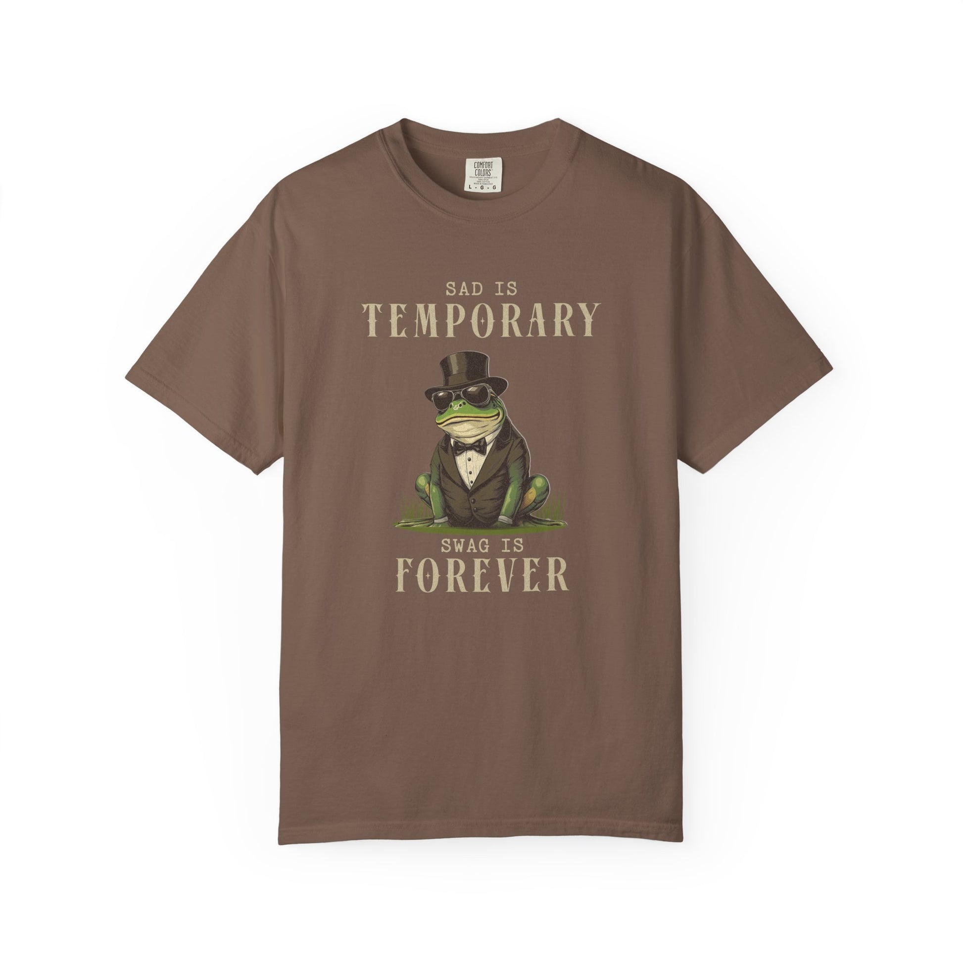 Funny Frog T-Shirt Retro Self Care Froggy Meme Shirt Vintage Frog And Toad Aesthetic Frog Lover Gift For Her Birthday Viral Trendy Shirt T-Shirt Printify Espresso S