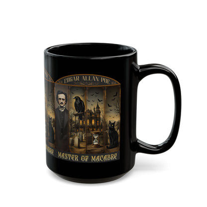 Edgar Allan Poe Mug Gothic Literary Gift For Book Lover Dark Academia Macabre Fall Coffee Cup Halloween Poetember Party Gift For Bookclub Mug Printify