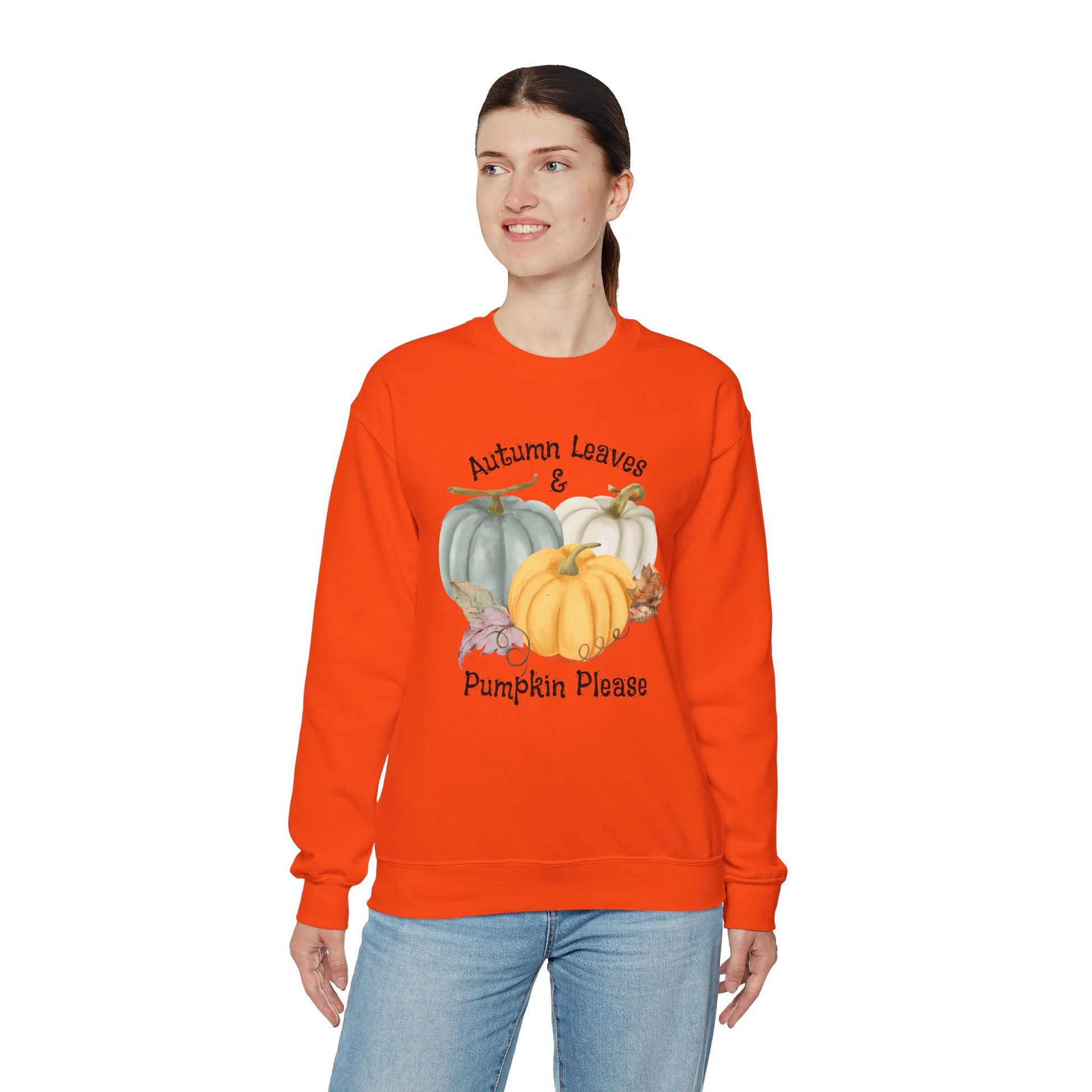 Halloween Pumpkin Sweatshirt, Vintage Autumn Pumpkins Shirt, Spooky Season Sweater, Fall Squash, Autumn Style Sweatshirt Sweatshirt Printify   