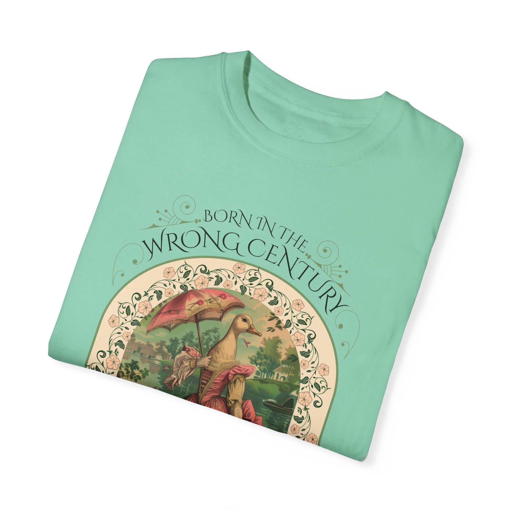 Historical Romance Reader TShirt Gift For Regency Victorian Period Goose Lover Shirt Regency Romance Book Gift For Her Vintage Goose Design T-Shirt Printify   