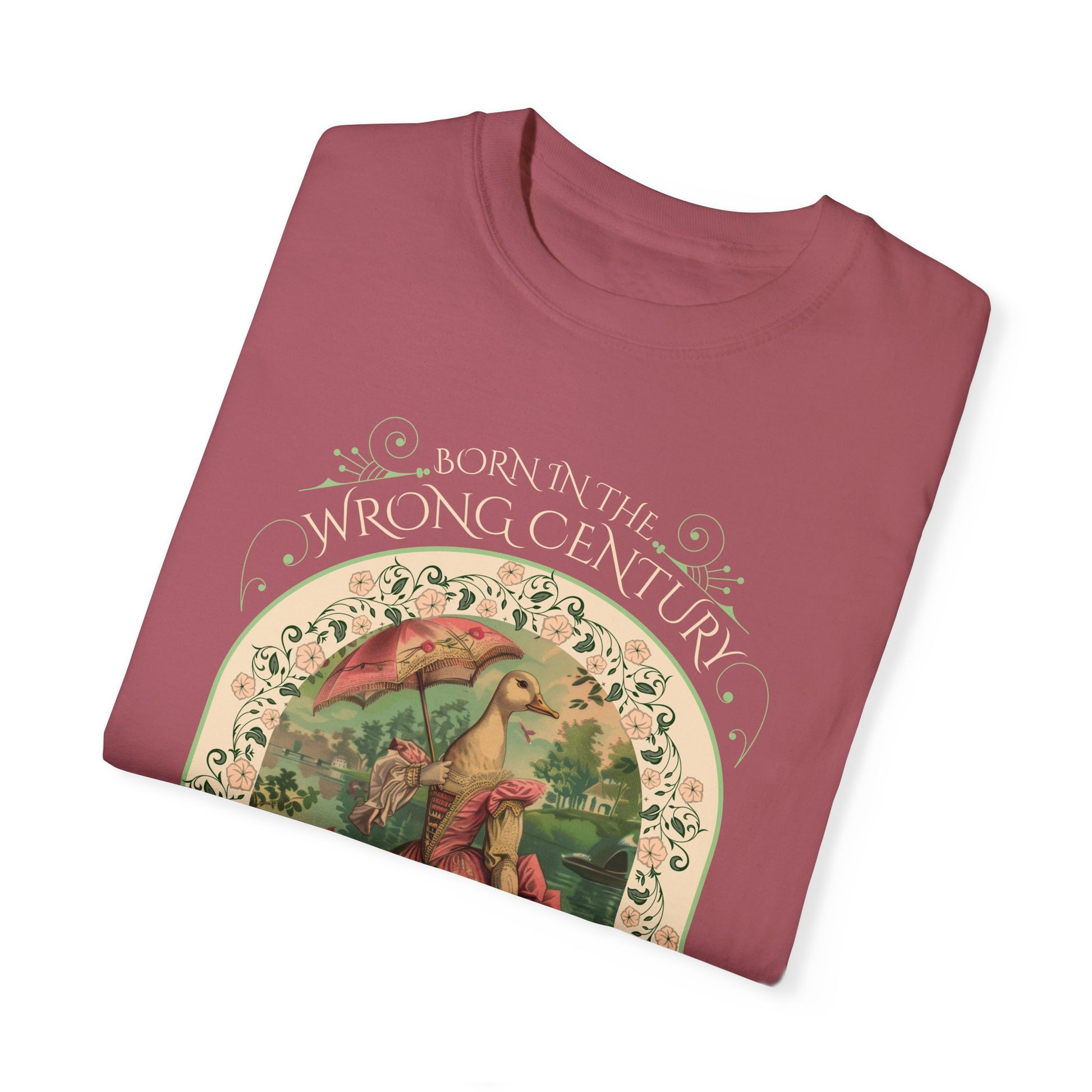 Historical Romance Reader TShirt Gift For Regency Victorian Period Goose Lover Shirt Regency Romance Book Gift For Her Vintage Goose Design T-Shirt Printify   