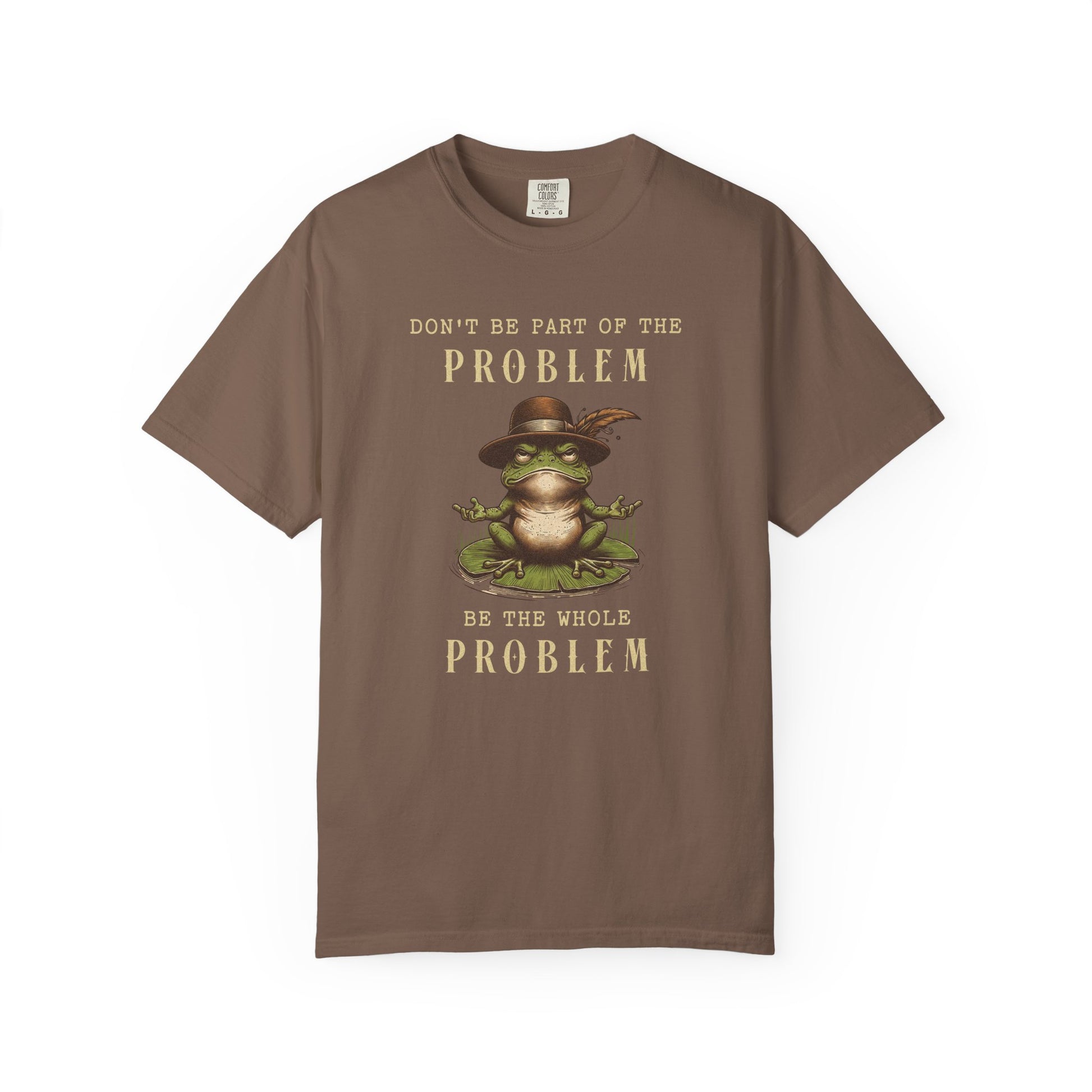 Funny Frog T-Shirt Retro Self Care Froggy Meme Shirt Vintage Frog And Toad Aesthetic Frog Lover Gift For Her Birthday Viral Trendy Shirt T-Shirt Printify Espresso S