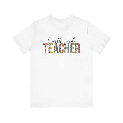 Cute Teacher TShirt Gift, Education Tee, Elementary School Teacher Appreciation, Funny Back To School Shirt, Teacher T-Shirt, Teacher Tee T-Shirt Printify White XS 