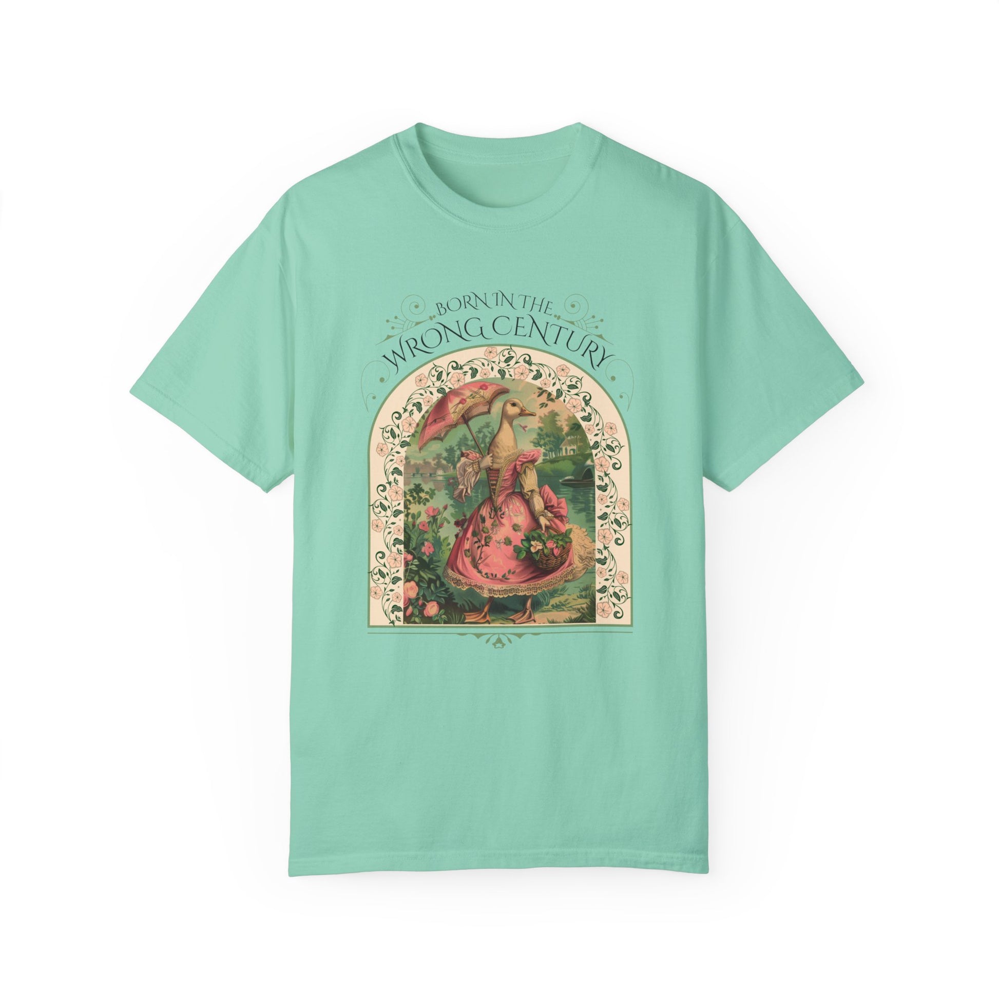 Historical Romance Reader TShirt Gift For Regency Victorian Period Goose Lover Shirt Regency Romance Book Gift For Her Vintage Goose Design T-Shirt Printify   