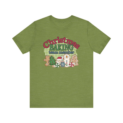 Christmas Baking Team Shirt, Christmas Baking Crew Matching TShirt, Christmas Baking Shirt, Women's Christmas Shirts, Christmas Cookie Crew T-Shirt Printify Heather Green XS 