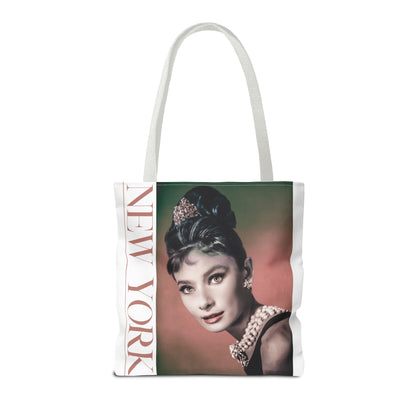 New York Fashion Tote Bag Retro Audrey Hepburn Theme Gift For Bridal Shower Party Favor Birthday Gift Bride Tote Bags Bags Printify
