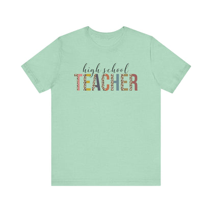 Cute Teacher TShirt Gift, Education Tee, Elementary School Teacher Appreciation, Funny Back To School Shirt, Teacher T-Shirt, Teacher Tee T-Shirt Printify Heather Mint XS 