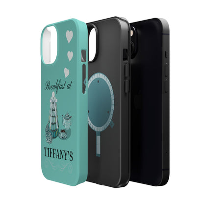 Breakfast at Tiffany's MagSafe Phone Case For Iphone Breakfast at Tiffanys Tough Phone Case Gift for Mom Audrey Hepburn Glamour I phone Case Phone Case Printify   