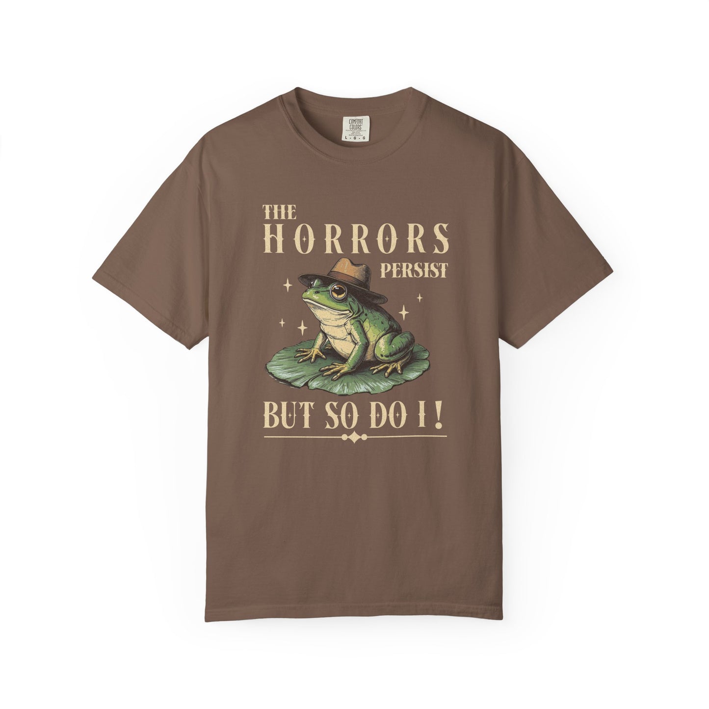 Funny Frog T-Shirt Retro Positive Vibe Froggy Meme Shirt Vintage Frog And Toad Aesthetic Frog Lover Gift For Her Birthday Viral Trendy Shirt T-Shirt Printify Espresso S