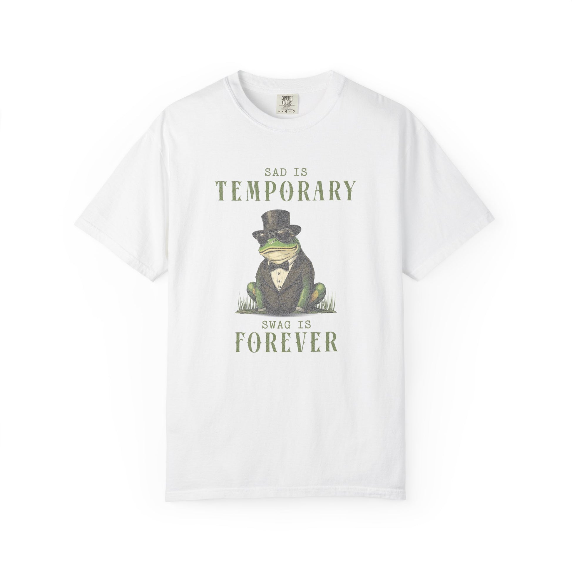 Funny Frog T-Shirt Retro Froggy Meme Shirt Vintage Frog And Toad Aesthetic Frog Lover Gift For Her Calm Vibes Birthday Viral Trendy Shirt T-Shirt Printify White S