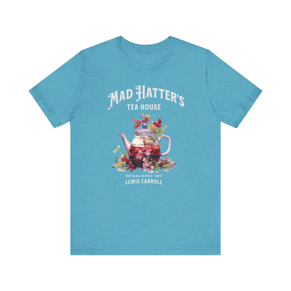 3001 Unisex Jersey Short Sleeve Tee Alice in Wonderland T-Shirt Printify Heather Aqua S 