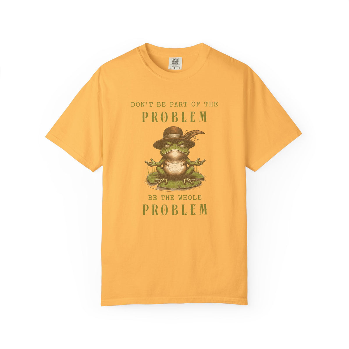 Funny Frog T-Shirt Retro Froggy Meme Shirt Vintage Frog And Toad Aesthetic Frog Lover Gift For Her Calm Vibes Birthday Viral Trendy Shirt T-Shirt Printify Citrus S