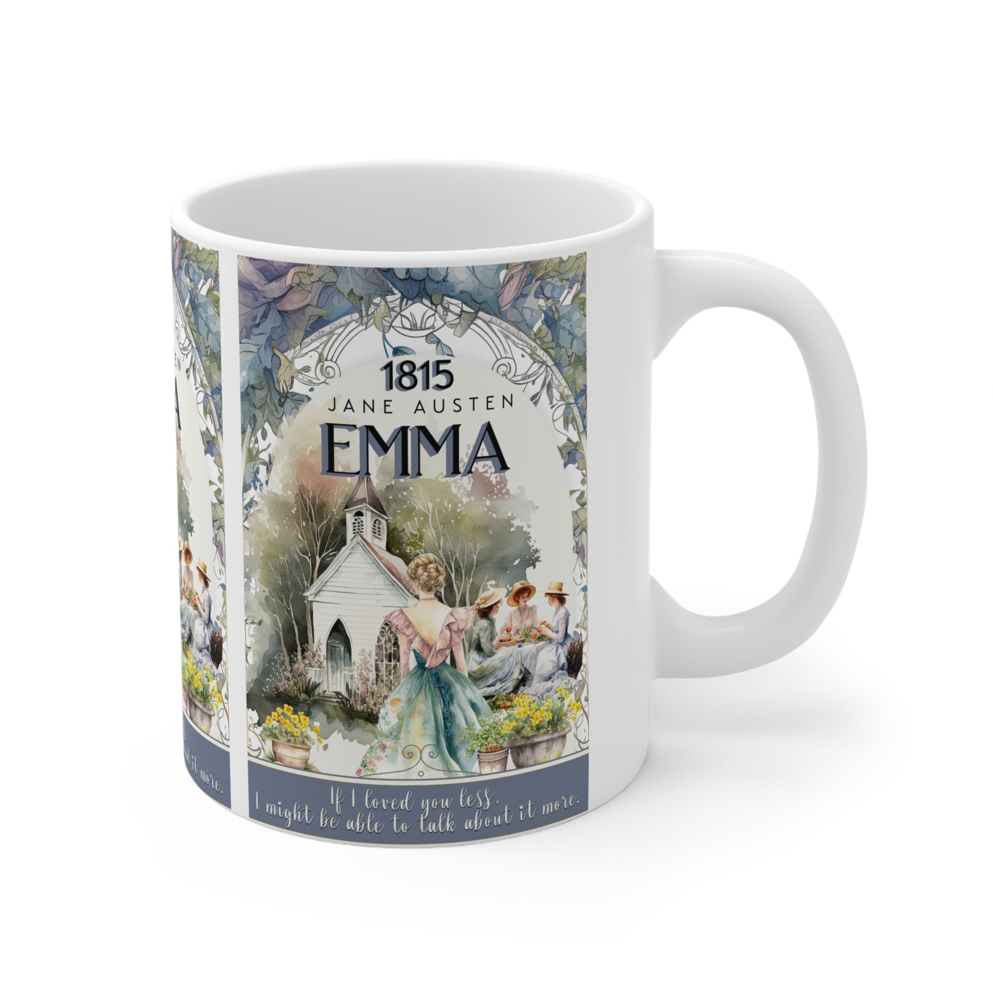 EUROPE Emma Ceramic Coffee Cups, 11oz, 15oz Mug Printify   