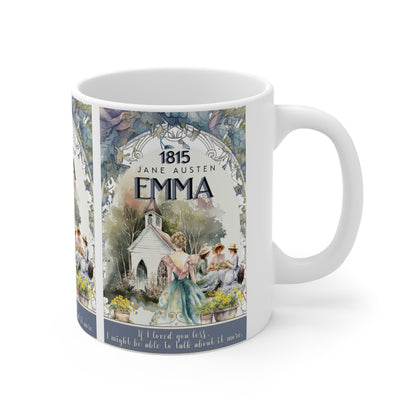 EUROPE Emma Ceramic Coffee Cups, 11oz, 15oz Mug Printify   