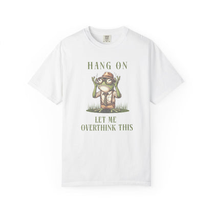 Funny Frog T-Shirt Retro Froggy Meme Shirt Vintage Frog And Toad Aesthetic Frog Lover Gift For Her Overthinking Birthday Viral Trendy Shirt T-Shirt Printify White S