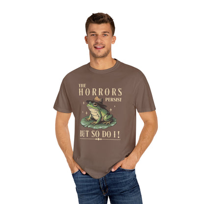 Funny Frog T-Shirt Retro Positive Vibe Froggy Meme Shirt Vintage Frog And Toad Aesthetic Frog Lover Gift For Her Birthday Viral Trendy Shirt T-Shirt Printify