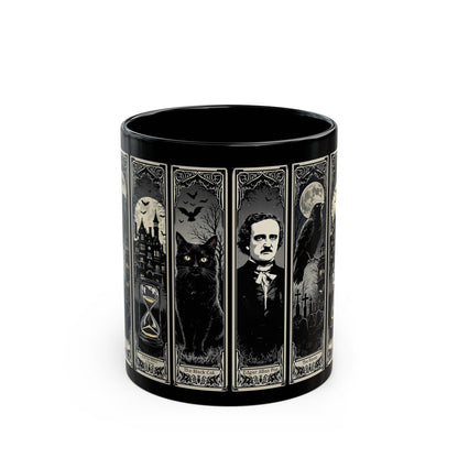 Edgar Allan Poe Mug Gothic Literary Gift For Book Lover Dark Academia Macabre Fall Coffee Cup Halloween Poetember Party Gift For Bookclub Mug Printify 11oz