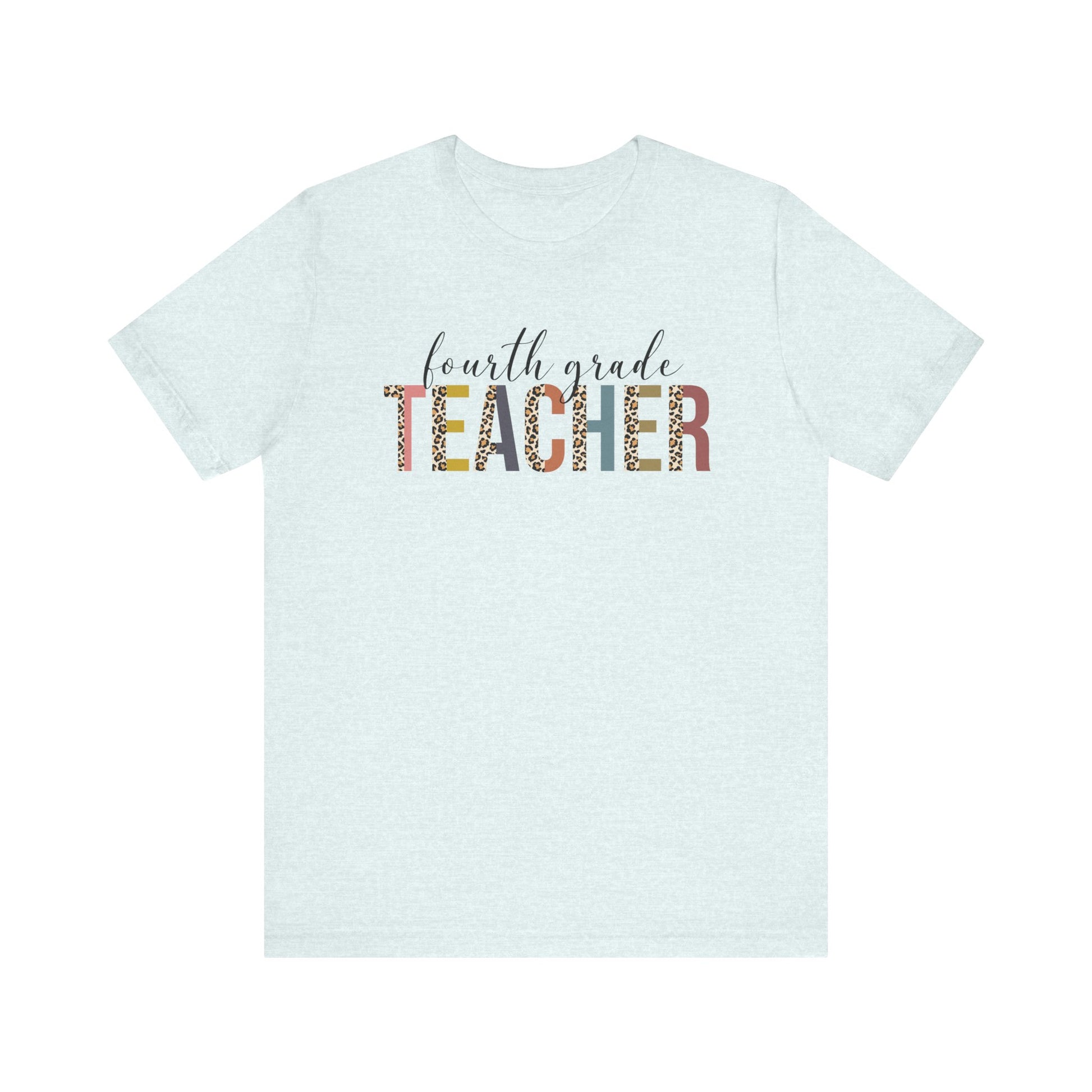 Cute Teacher TShirt Gift, Education Tee, Elementary School Teacher Appreciation, Funny Back To School Shirt, Teacher T-Shirt, Teacher Tee T-Shirt Printify Heather Ice Blue XS 